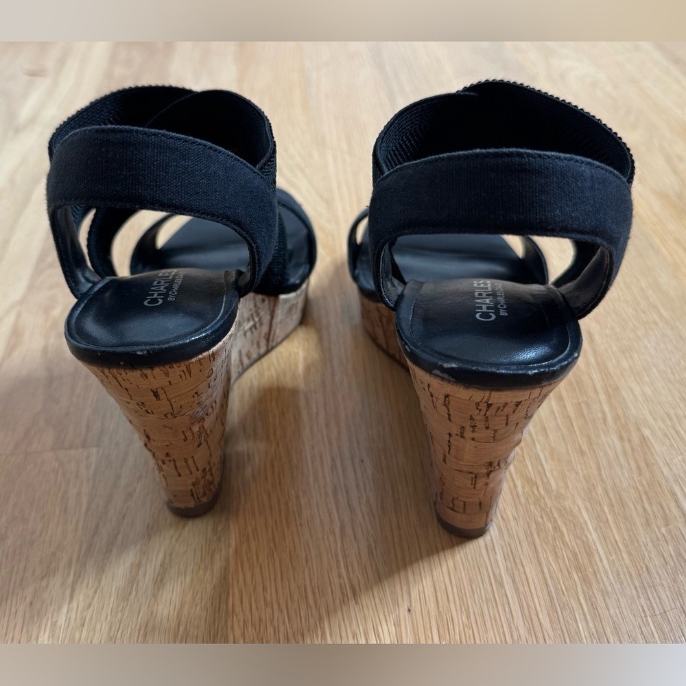 Charles by CHARLES DAVID Wedge Platform Espadrille Sandals - Picture 5 of 8